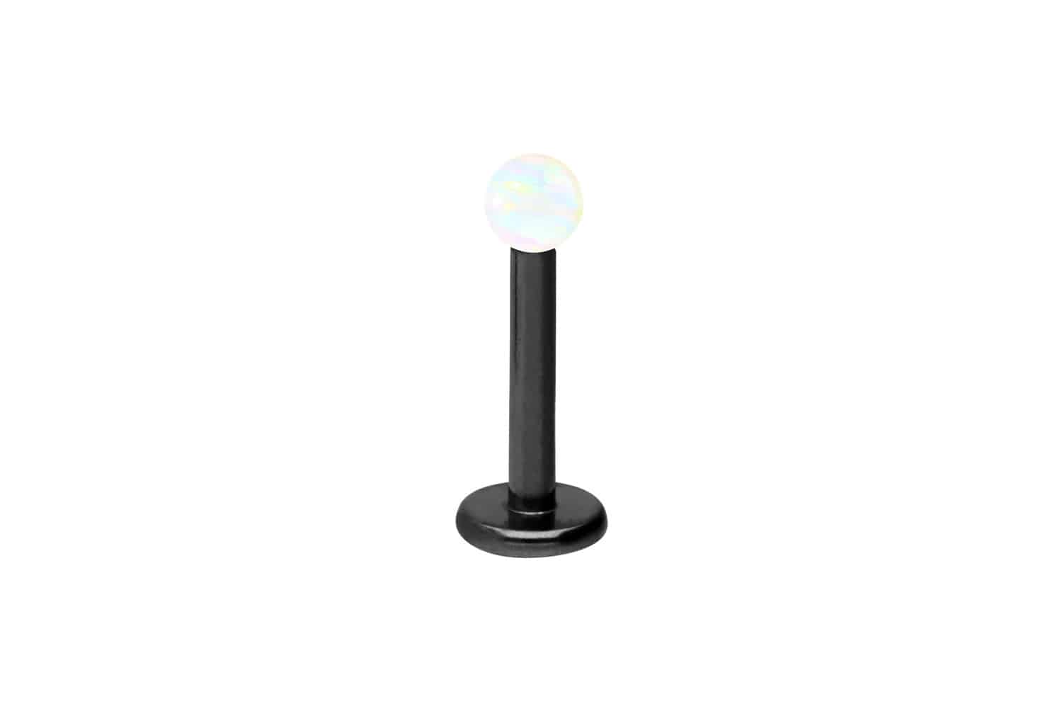 Titan Labret Piercing SYNTHETISCHER OPAL